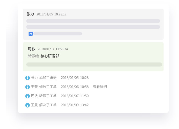 Live800工单系统界面